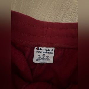 Red MEDIUM razorback sweatpants with pockets